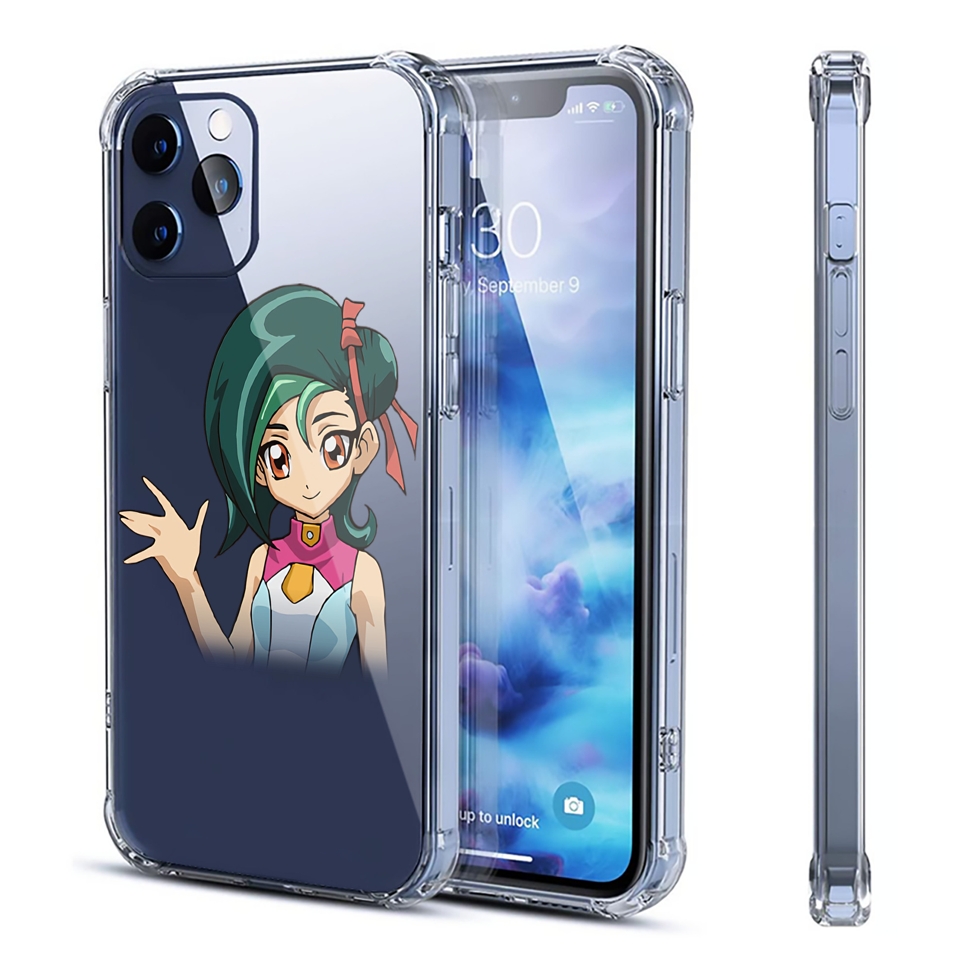 （画像用） 遊☆戯☆王 Yu-Gi-Oh! 【iPhone 12シリーズ対応】透明スマホケース（クリアソフトケース）